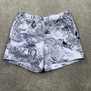 Nike ACG Mens M Mid Thigh Length Swim Trunks Shorts Tropical Toucan Print